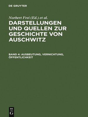 cover image of Ausbeutung, Vernichtung, Öffentlichkeit